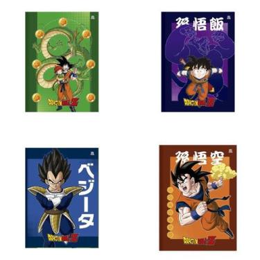 Imagem de Caderno Capa Dura Costurada 80 Folhas Dragon Ball Z - ANIMATIVA