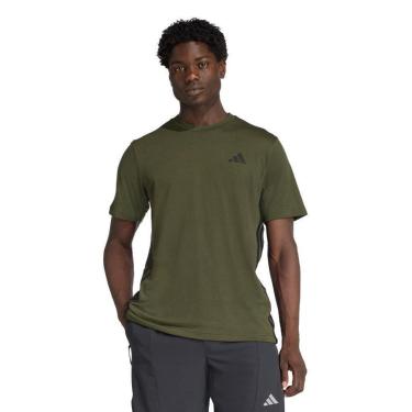 Imagem de Camiseta Adidas Train Essentials Training Feelready Três Listras Masculina-Masculino