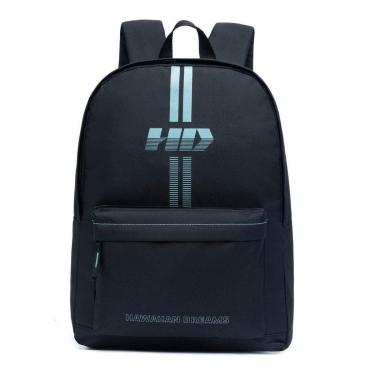 Imagem de Mochila Hd Masculina Escolar 22 Litros Reforçada Faculdade Preta Trabalho-Masculino