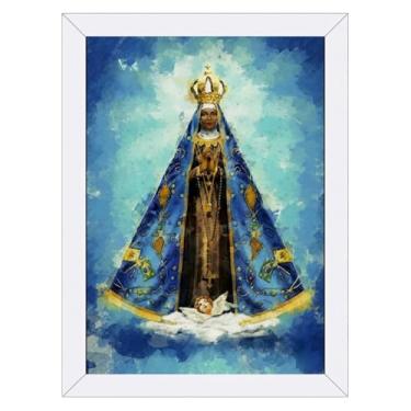 Imagem de Quadro Grande Nossa Senhora Aparecida Art (50x70cm4, Sem Mioldura)