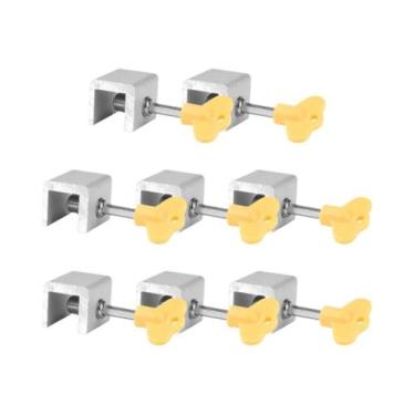 Imagem de Trava De Segurança Para Janelas De Alumínio (1-10 Peças) - Trava Antif