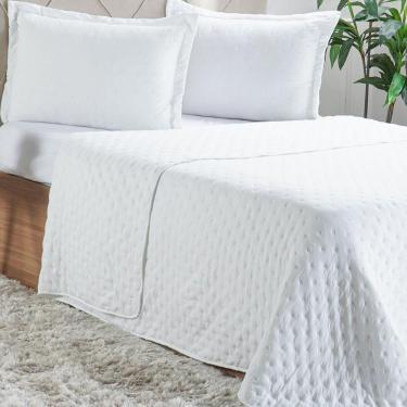 Imagem de Kit Colcha Queen Miraggio New Soft 240x260cm Branco