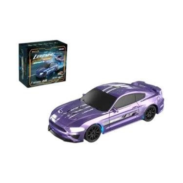 Imagem de Carro De Corrida RC Drift 4WD Em Escala 1:43 Com Controle Remoto 2.4G,
