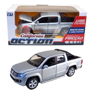 Imagem de Miniatura Volkswagen Amarok 1/32 California Action Com Luz e Som