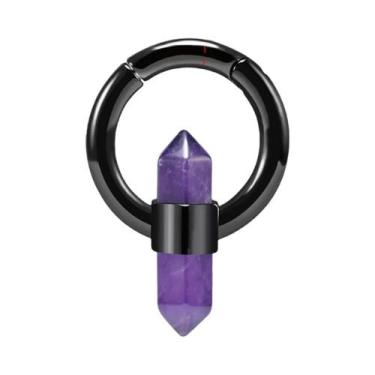 Imagem de Piercing De Orelha Em Aço Inoxidável De Alta Resistência Com Dobradiça