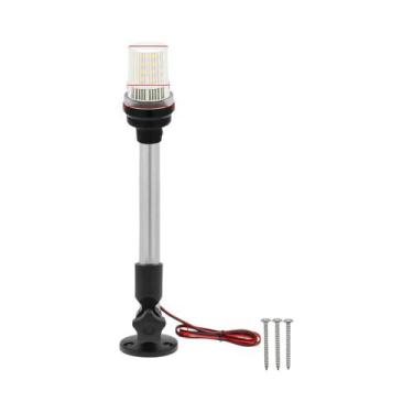 Imagem de Luz De Navegação LED Dobrável De 12 Polegadas 12V Redonda Para Barco, 