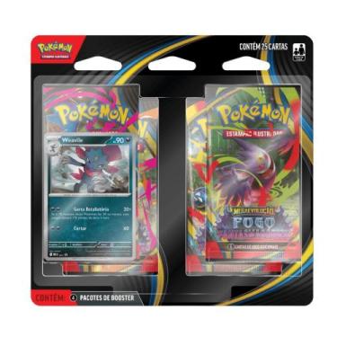 Imagem de Cartas Pokémon Mega Evolução Fogo Fantasmagórico 25un Copag -