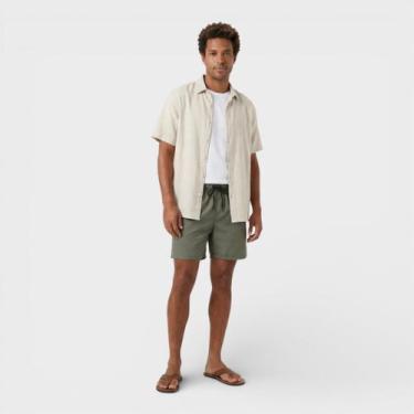 Imagem de Bermuda Masculina Lisa Costa Boy, Verde musgo, G