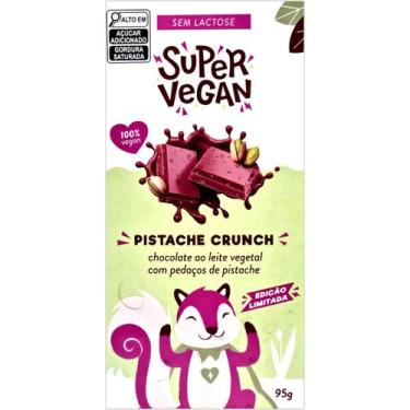 Imagem de Chocolate Pistache Crunch ao Leite Vegetal Super Vegan 95g
