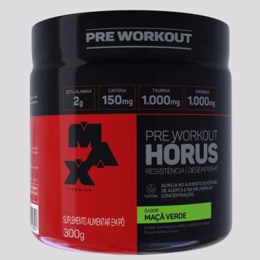 Imagem de Pré Treino Max Titanium Horus - 300g-Unissex