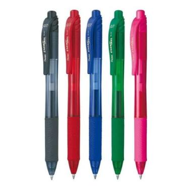 Imagem de Kit Pentel Canetas Energel-X 0.7Mm 5 Cores - Kitbl107-5T