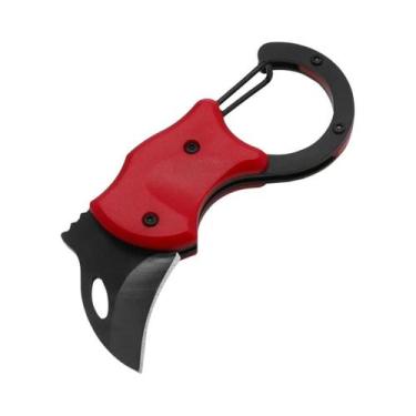 Imagem de Canivete Portátil Mini Chaveiro EDC Com Abridor De Caixas E Ferramenta