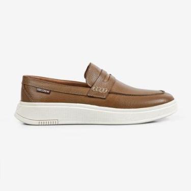 Imagem de Loafer Penny Logan Ferracini Masculino em Couro Chocolate-Masculino