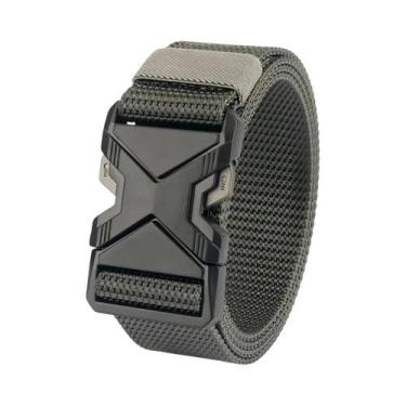 Imagem de Cinto Tático Ajustável Masculino Com Fivela De Liberação Rápida Para T