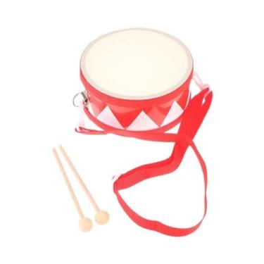 Imagem de Conjunto De Tambor De Percussão De Madeira Para Crianças Com Alça De T
