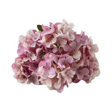 Imagem de Flores Artificiais De Hortênsia De Seda Em Vaso Para Decoração De Casa
