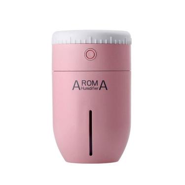 Imagem de Umidificador De Ar Portatil Purificador Usb Lens Aroma Rosa