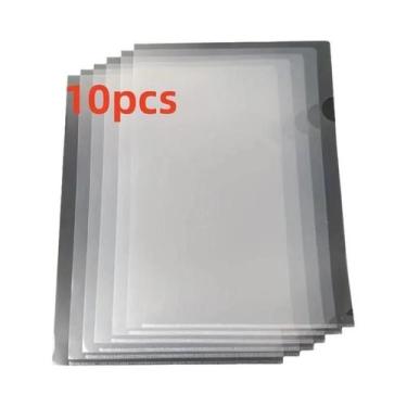 Imagem de Pastas De Arquivo Transparentes Em Formato L A4 (10 Unidades)  Bolsas 