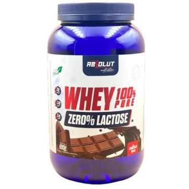 Imagem de Whey 100% Concentrado Zero Lactose - Absolut Nutrition, Chocolate