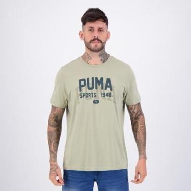 Imagem de Camiseta Puma Graphics Varsity Masculina-Masculino