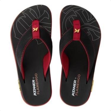 Imagem de Chinelo Kenner Masculina Kivah Flamengo Rubro-Negra-Masculino