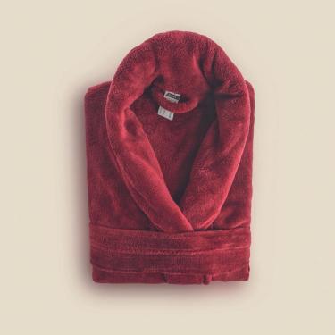 Imagem de Roupão Brut Microfibra Bordô - A\CASA Roupão Brut Microfibra Bordô M - A\CASA