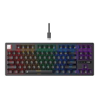 Imagem de Teclado Mecânico Gamer Rise Mode GM2 Pro Black RGB Rainbow Switch Outemu Blue - RM-TCM-GM2-BBLUE-Unissex