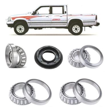 Imagem de Rolamentos Diferencial Traseiro Mazda B2200 e B2500 Kit - AD Parts