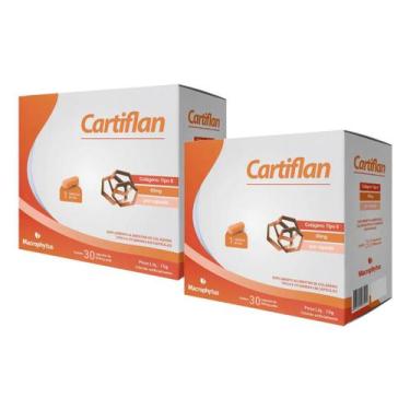 Imagem de Kit 2 Cartiflan Colágeno Tipo II + Vitaminas 30 Cápsulas - Macrophytus
