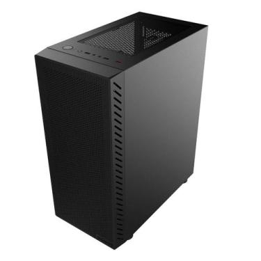 Imagem de Gabinete Gamer Bolter Black Vulcan Vidro - PCYES