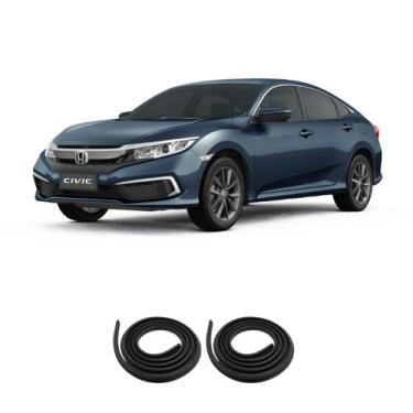Imagem de Kit Borracha Vedação Das 2 Portas Dianteira do Honda Civic 06 em diant