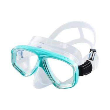 Imagem de Máscara De Snorkel De Silicone Com Visão Ampla, Óculos De Mergulho Com