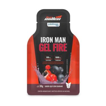 Imagem de Iron Man Gel Fire - 1 Sachê 30g Açaí com Guaraná- New Millen