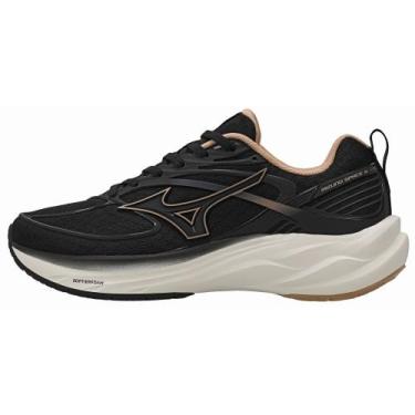 Imagem de Tênis de Corrida Mizuno Space 6, 37, Preto, Cinza escuro