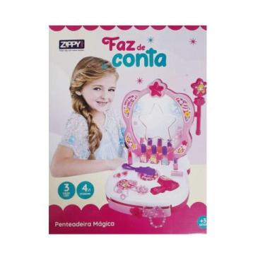 Imagem de Brinquedo Kit Salão De Beleza Com Penteadeira Zoop Toys