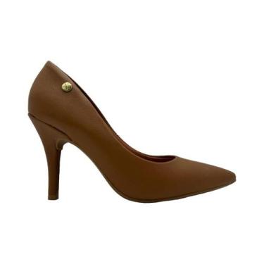 Imagem de Sapato vizzano com salto alto ref:11841101 feminino, Marrom claro, 37