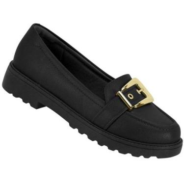 Imagem de Sapato Mocassim Modare 7357.120 Feminino, Preto, Preto, 35