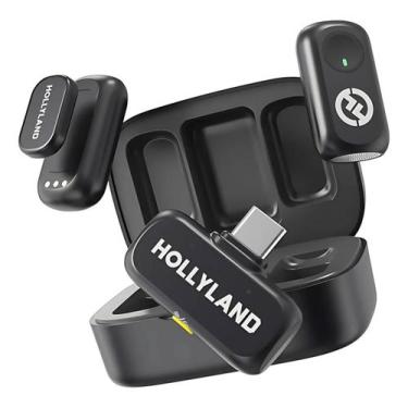 Imagem de Microfone Hollyland Lark A1 Combo Duo Usbc e Lightning - microfone cri