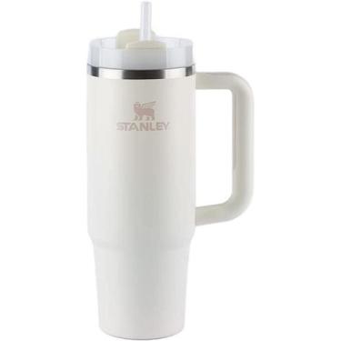 Imagem de Copo com Canudo Stanley Quencher 2.0 Branco Cream 1,180 Litros - STANL