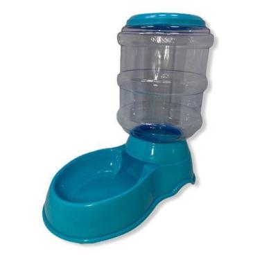 Imagem de Comedouro Para Cães Automático Bebedouro Reforçado Meu Pet, Azul