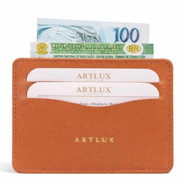 Imagem de Porta Cartão e CNH em Couro Artlux 3062 -, Caramelo