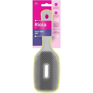 Imagem de Escova Desembaraçadora Flex Fast Dry Neon No 970 Cerdas Flexíveis Ricca