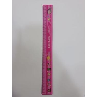 Imagem de Régua Hello Kitty 30cm Flexível - Polibras
