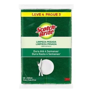Imagem de Esponja Scotch Brite 4 unidades