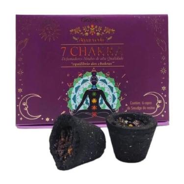 Imagem de Defumador Goloka Hindu Premium Smudge - 7 Chakras: Equilíbrio dos Chak