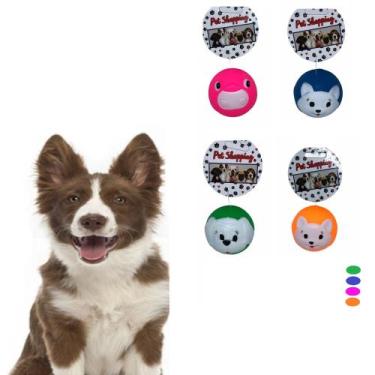 Imagem de Brinquedo para Cachorro Bola C/Carinha  Pet Shopping