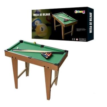 Imagem de Mesa Jogo Sinuca Bilhar Infantil em MDF Bangtoys - Bang Toys