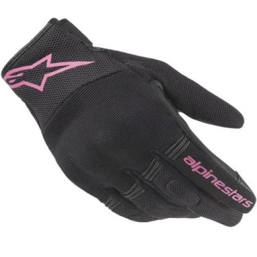 Imagem de Luva Moto Alpinestars Stella Copper Feminina Preto Rosa, P, Preto/Rosa
