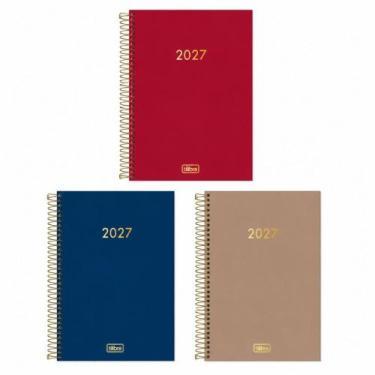 Imagem de Agenda 2027 Napoli Capa Dura Espiral 200 Folhas COR.200 X 275 Pacote c