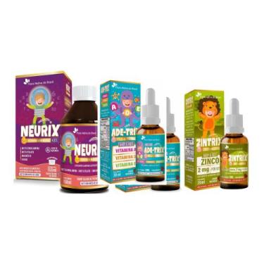 Imagem de Kit Neurix Salada de Fruta + Ade trix + Zintrix Flora Nativa especific